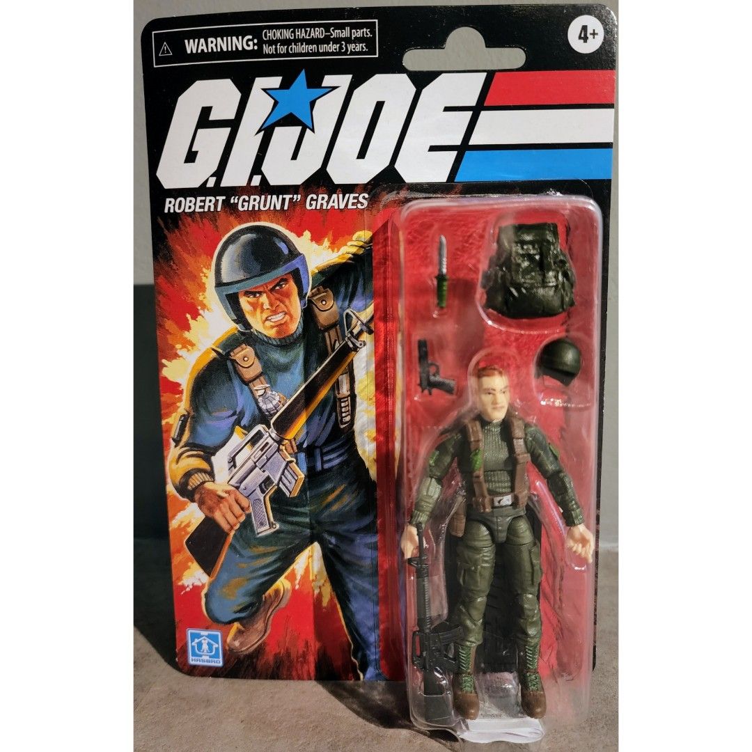 Figure Action Gi Joe Retro Robert Grunt Graves E8857 - Hasbro - DoRéMi