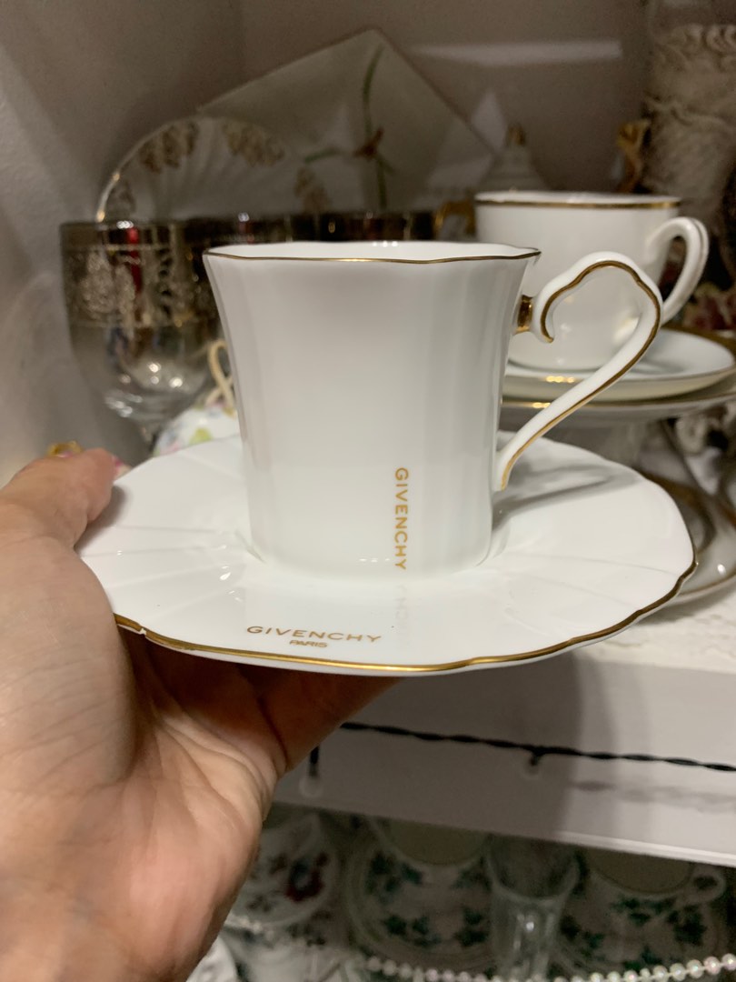 Givenchy cup and saucer, Furniture & Home Living, Kitchenware