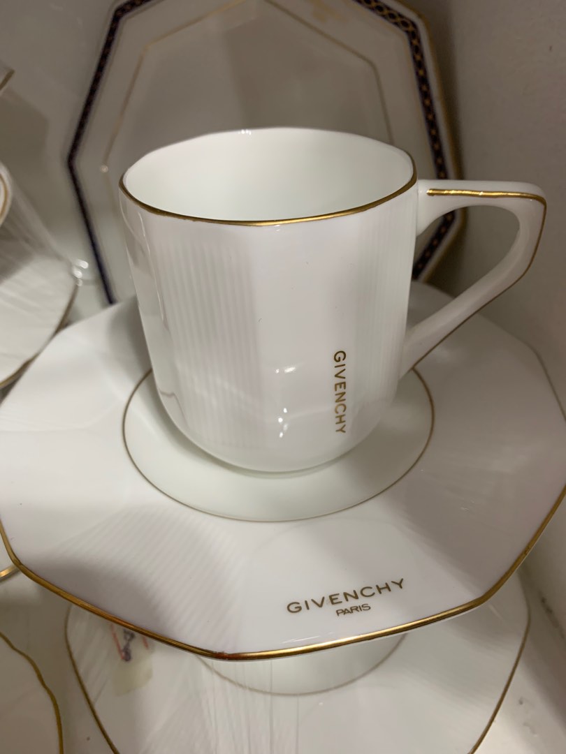 Givenchy cup and saucer, Furniture & Home Living, Kitchenware & Tableware, Coffee & Tea
