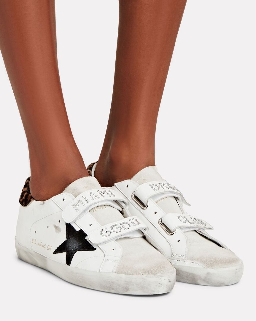 GOLDEN GOOSE Old School Leather Low Top Sneakers Size 36