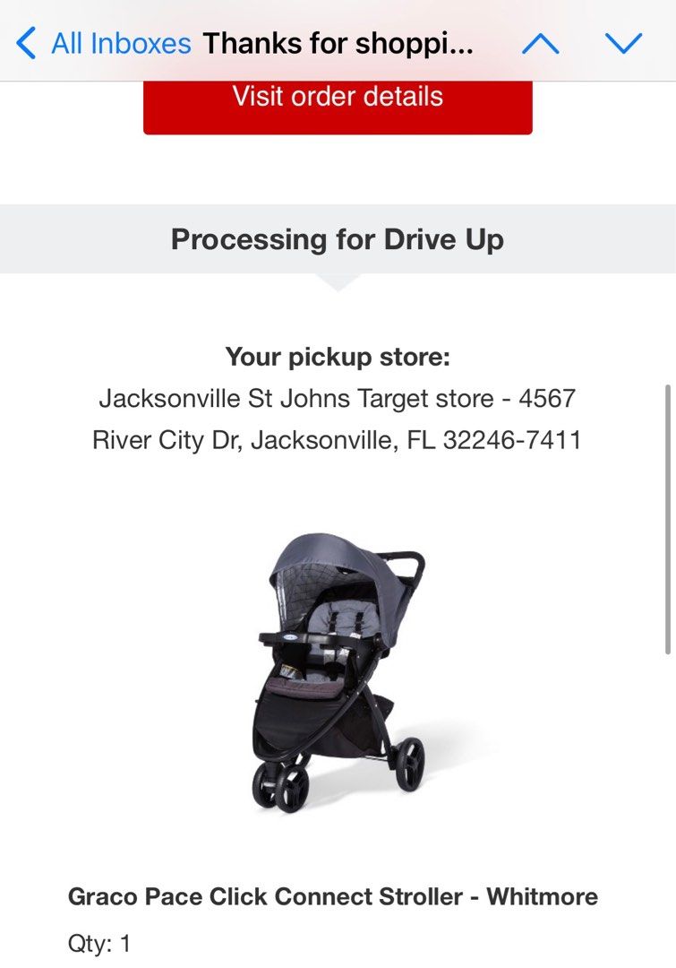 Graco pace connect stroller discount