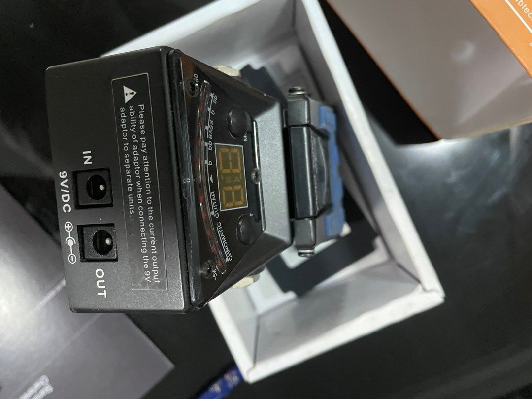 GUITAR TUNER PEDAL FOR BASS & GUITAR, Hobbies & Toys, Music & Media