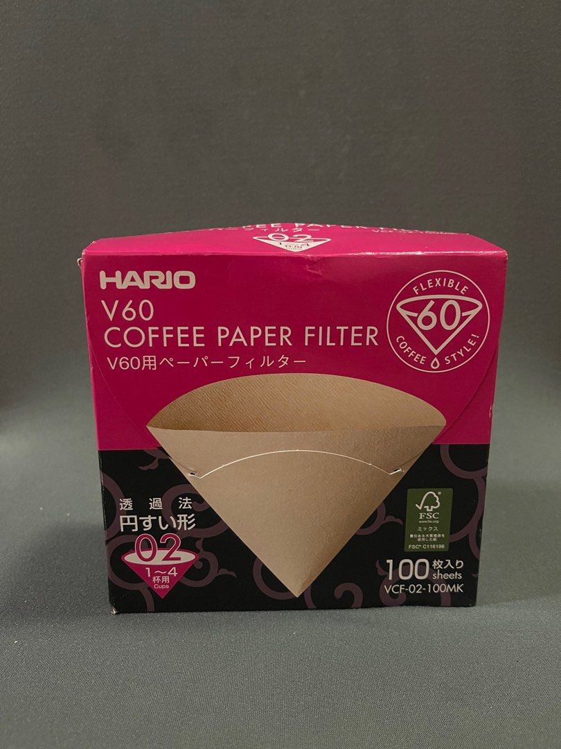 Hario V60 Coffee Paper Filter Brown, Furniture & Home Living