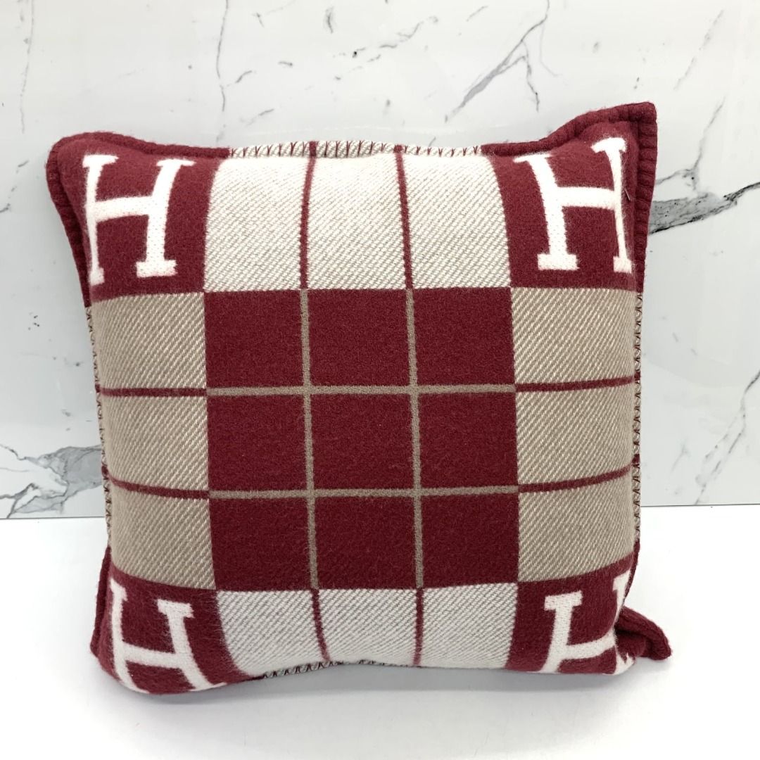 HERMES RED AVALON III CUSHION 227037476 WE Furniture Home