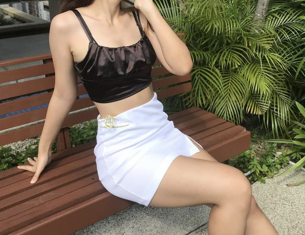 H&m ruched top store