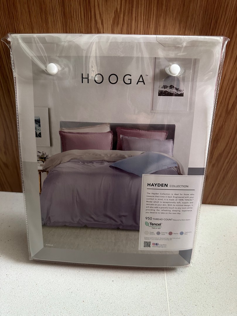 Hooga Hayden Tencel King Fitted Set, Furniture & Home Living, Bedding