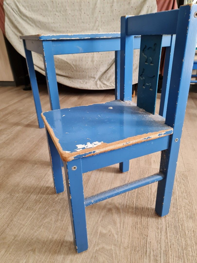 Ikea children table and 1 chair, Babies & Kids, Baby Nursery & Kids