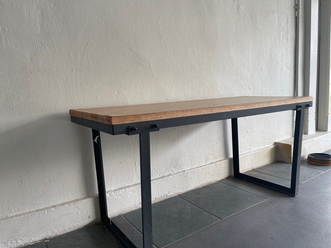 IKEA Wooden Benches, Furniture & Home Living, Outdoor Furniture on