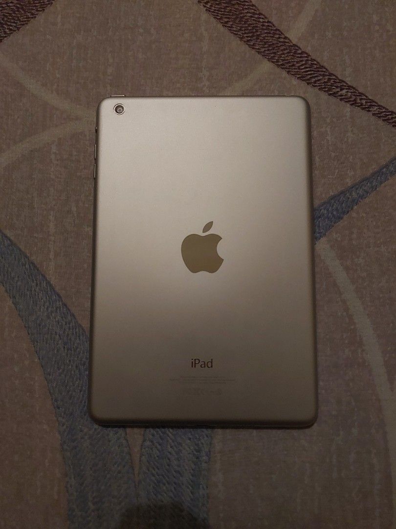 Apple iPad Mini 1 | 16GB | WiFi Only (Category: iPad) located in Pasay City. Submitted by andreiisasundae (Listing ID 1207828422, Image 3). Description: - This iPad is brand new and doesn't have any scratches and has no dents - It hasn't been used since bought - It has no issues whatsoever and internal damage - It comes with a brand new fast charger - The battery is still original and is rated at 90% battery health - It has no repair history and 