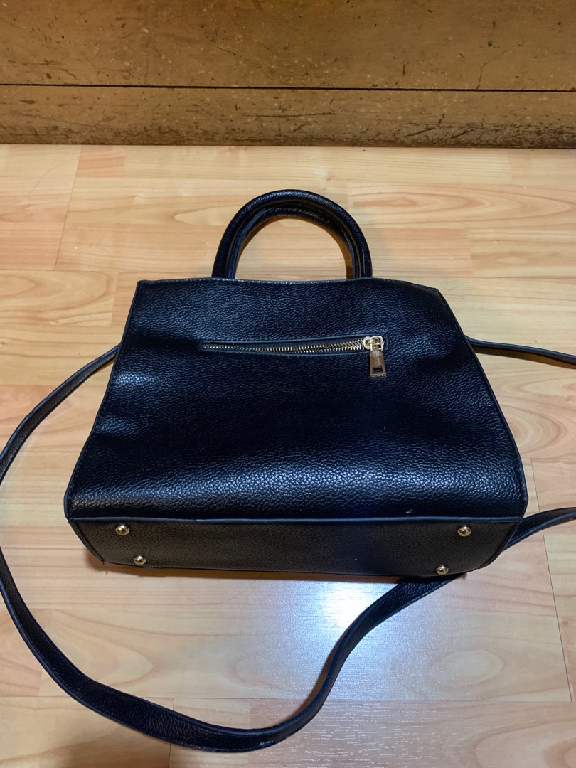Isabelle Black Handbag, Women's Fashion, Bags & Wallets, Shoulder Bags ...