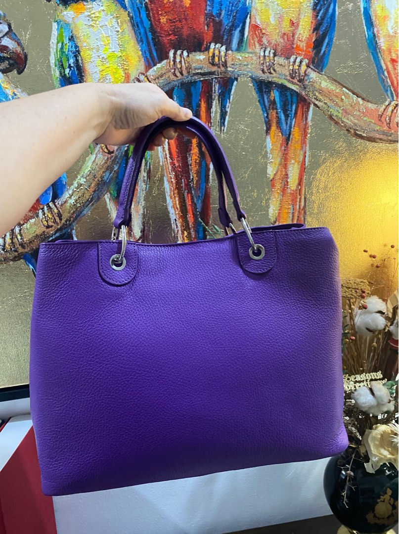 Italian Leather Bag, Women's Fashion, Bags & Wallets, Tote Bags on