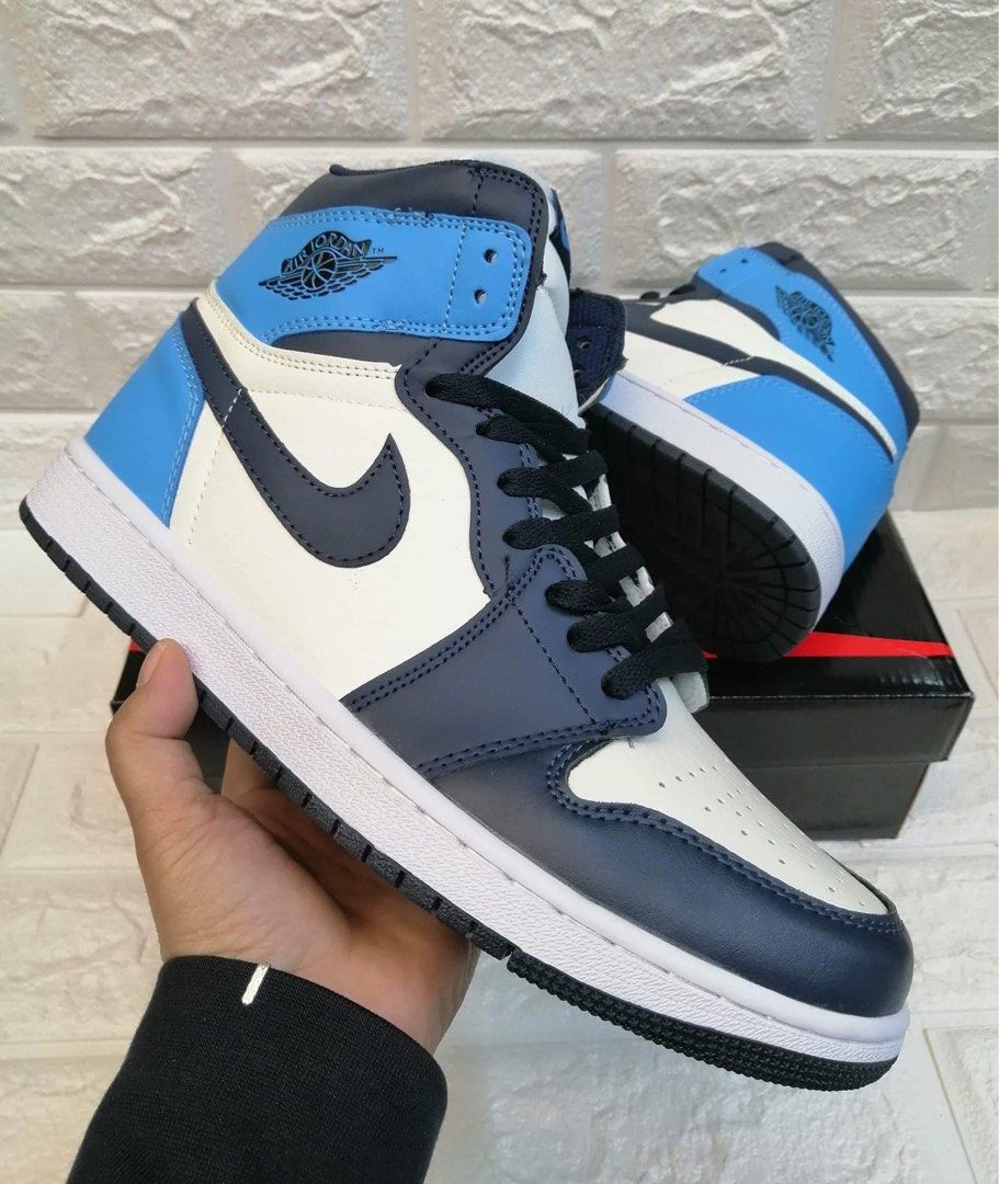 J1 HIGH OBSIDIAN UNC Men s Fashion Footwear Sneakers on Carousell