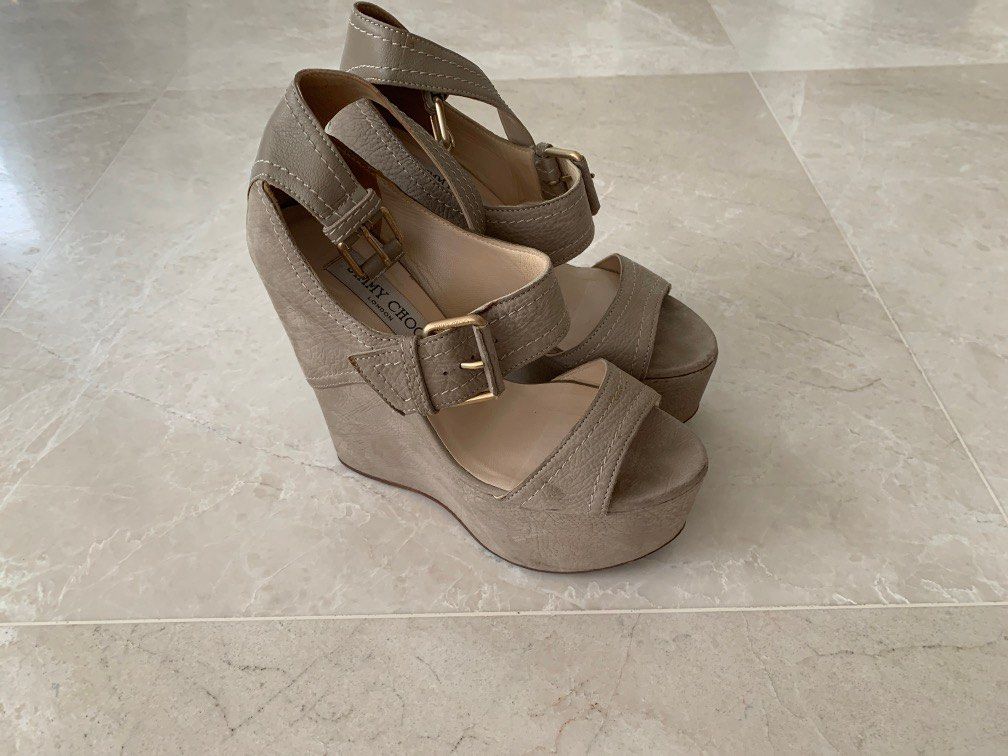Wedge sandals grey hotsell