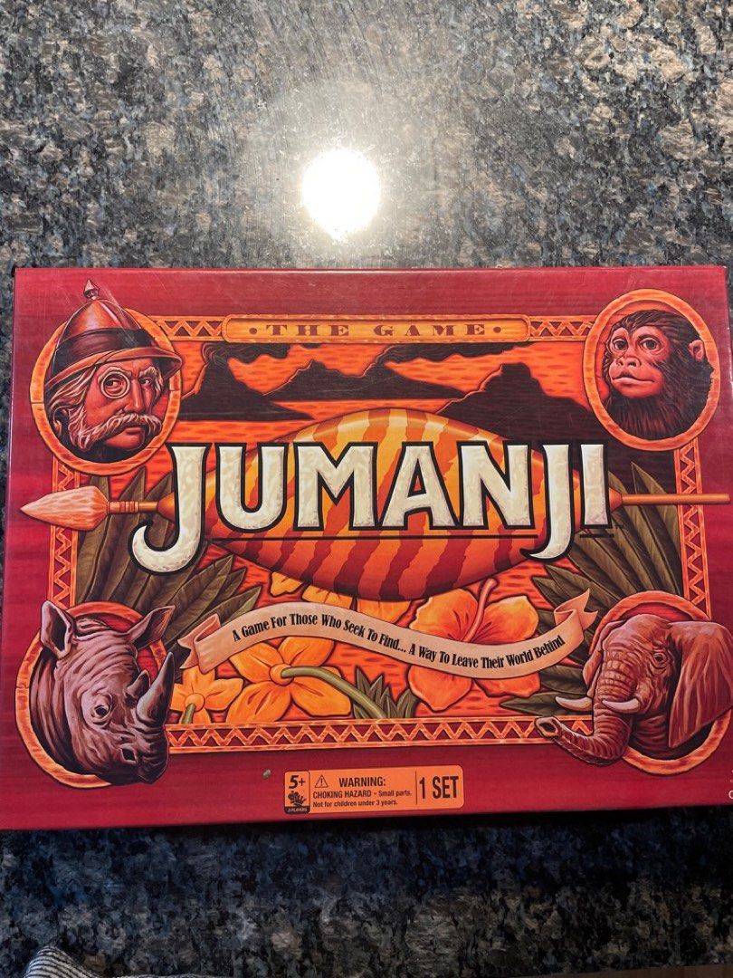 Jumanji Board Game, Hobbies & Toys, Toys & Games on Carousell