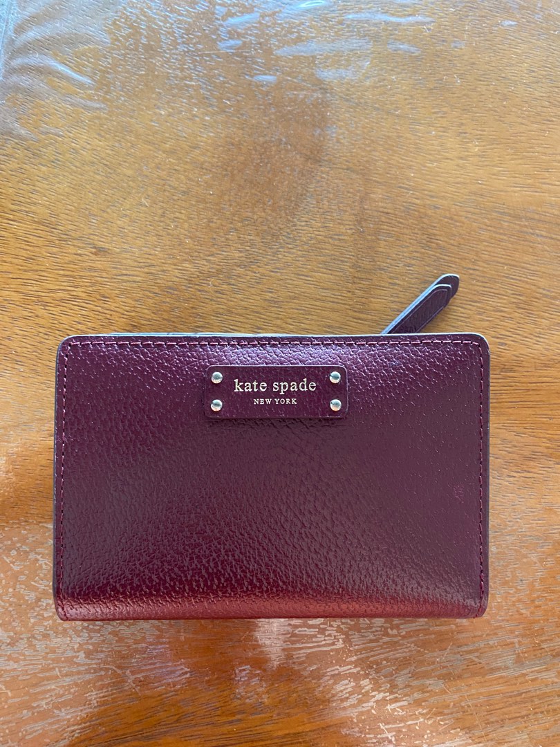 Kate Spade Cherrywood Wallet, Women's Fashion, Bags & Wallets, Wallets &  Card holders on Carousell