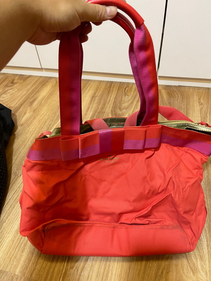 Kate spade bow diaper bag top