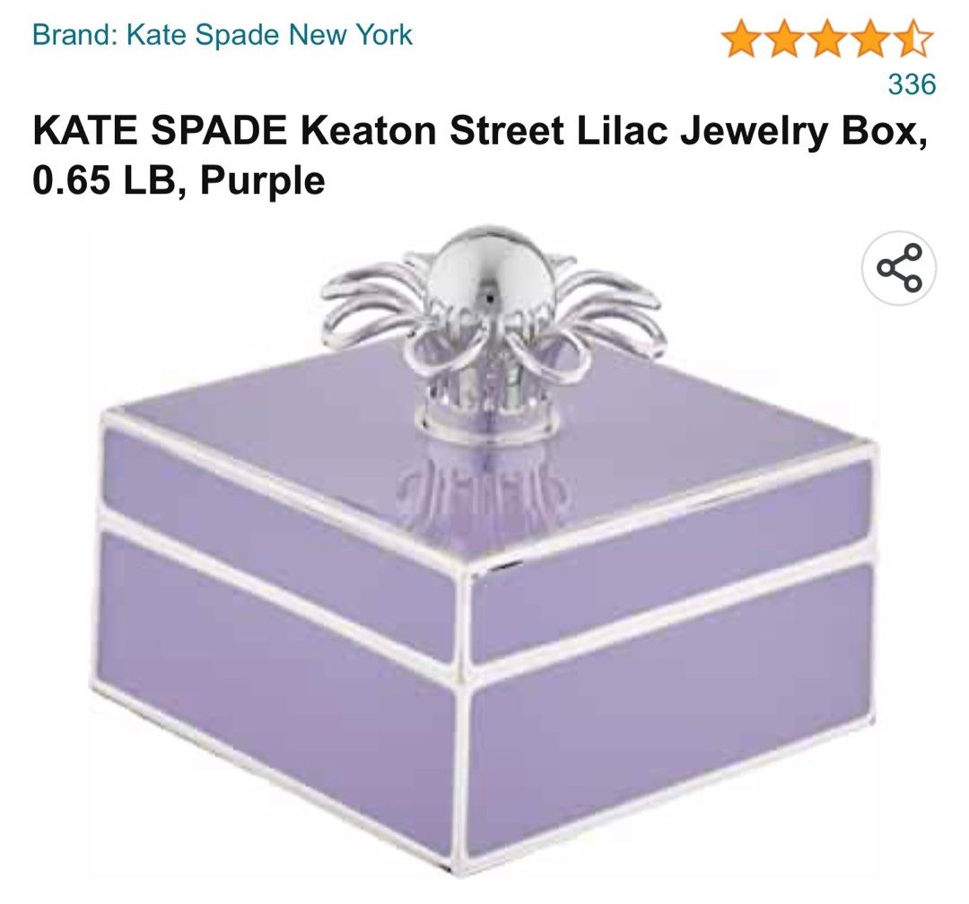 Kate Spade Keaton Street Jewelry box, Women's Fashion, Jewelry &  Organisers, Accessory holder, box & organizers on Carousell