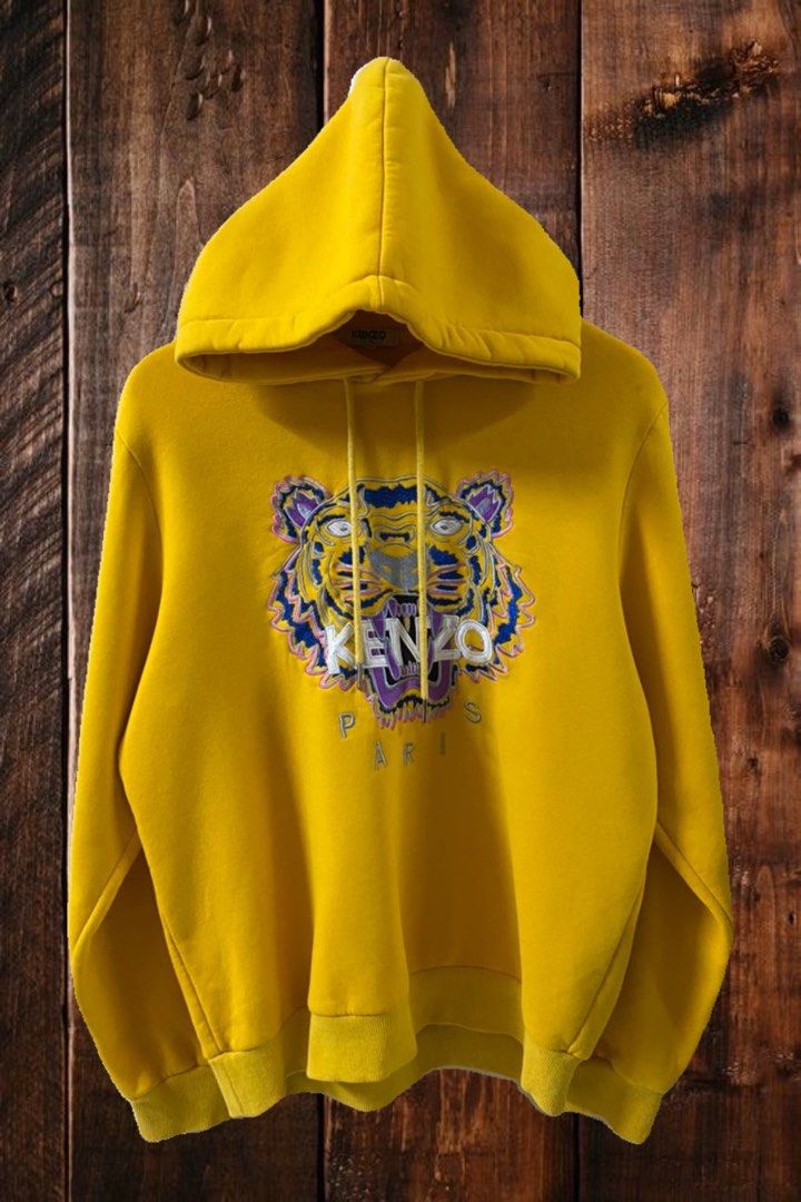 Yellow hotsell kenzo hoodie
