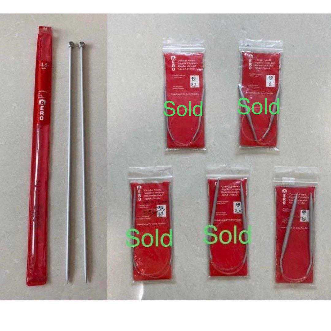 Knitting Needles Aero, Hobbies & Toys, Stationery & Craft, Craft