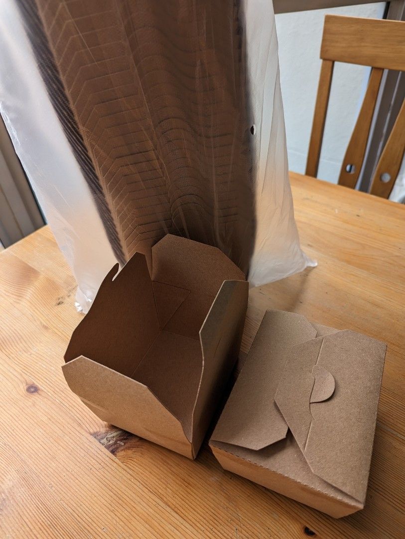 Kraft Takeaway Box, Furniture & Home Living, Kitchenware & Tableware