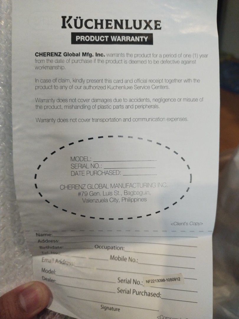 Kuchenluxe air fryer, TV & Home Appliances, Kitchen Appliances, Fryers on Carousell