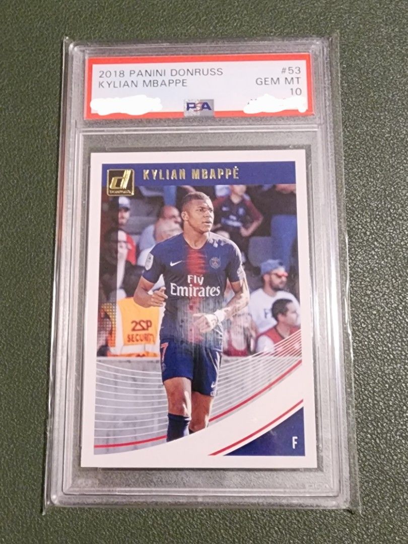 psg graded cards Topps Team Set 2023/2024 Sealed  swiss-graded Kylian Mbappe PSG 2018 PSA