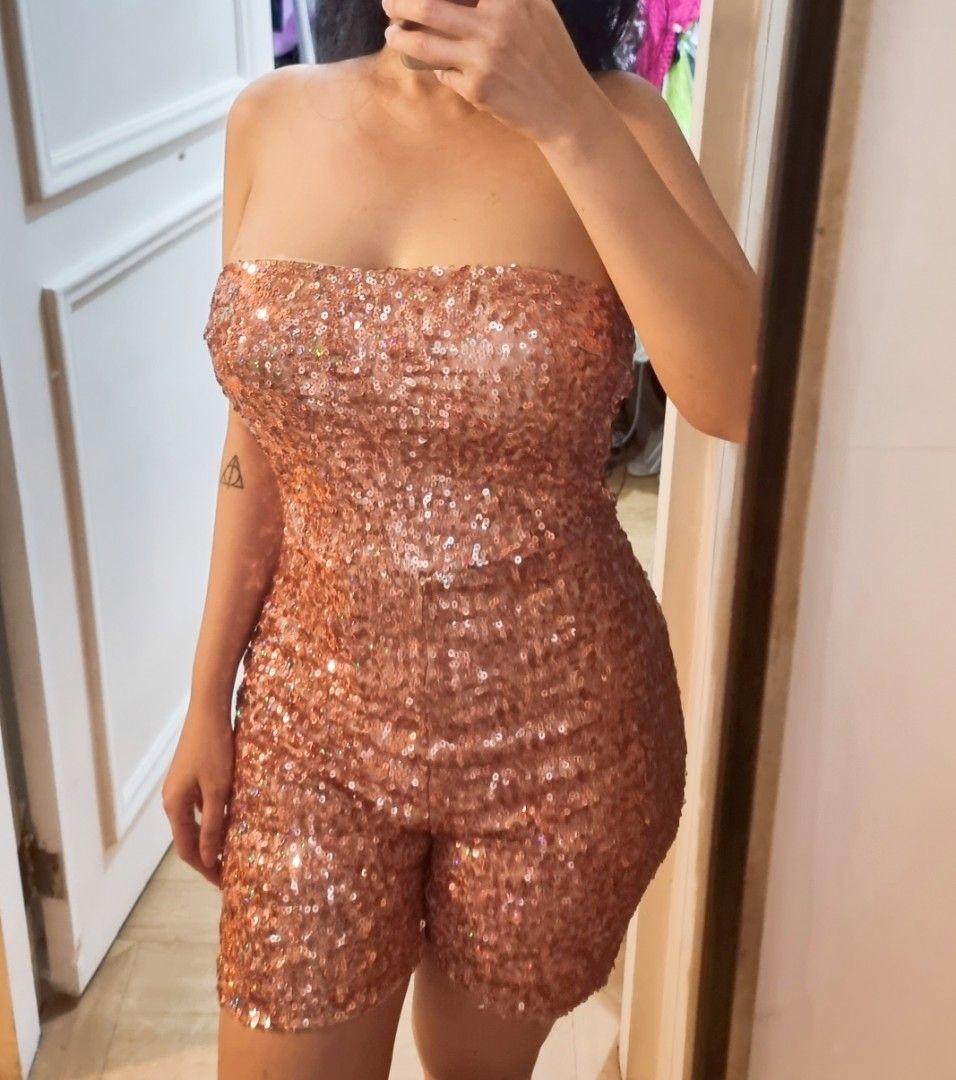 Kylie pink romper hot sale