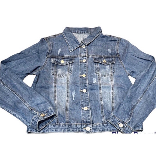 Large Denim jacket brandnew, Women's Fashion, Coats, Jackets and Outerwear on Carousell
