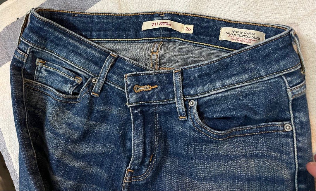 Levi's 711 Skinny Filiforme Jeans, Women's Fashion, Bottoms, Jeans &  Leggings on Carousell