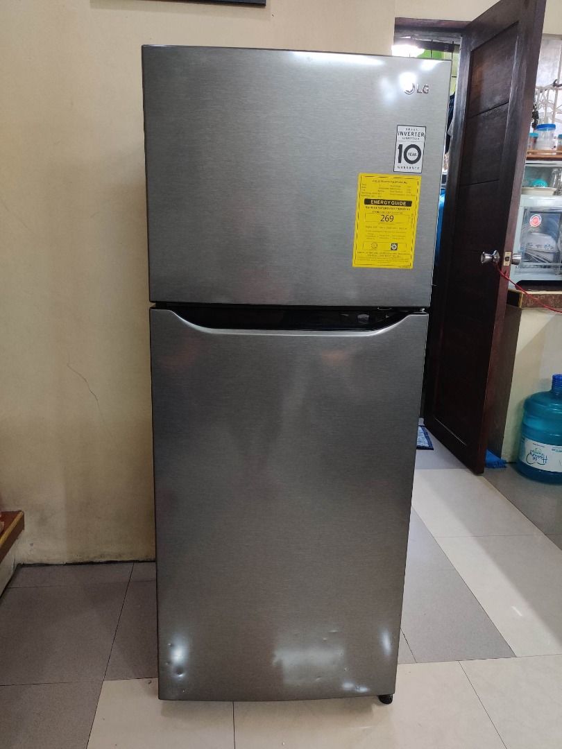 LG 7.2cuft 2-Door Refrigerator GR-B202SQBB - No Frost Smart Inverter ...