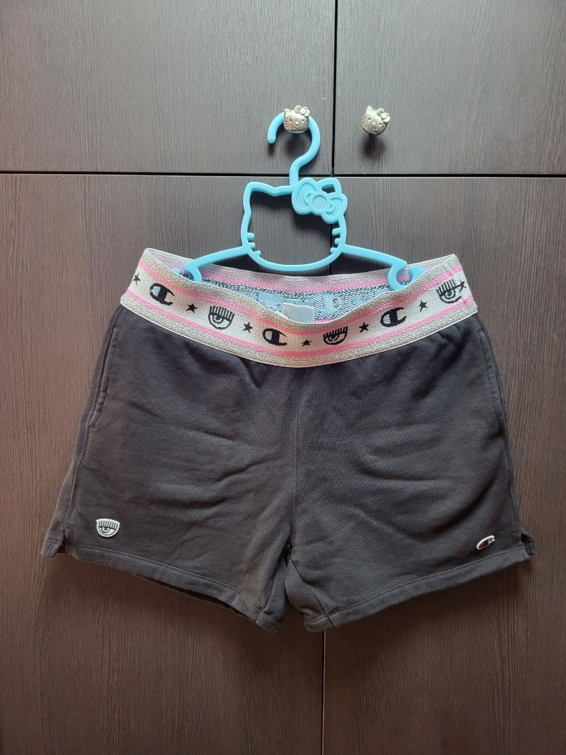 BN Limited Edition Chiara Ferragni X Champion Shorts in Black or