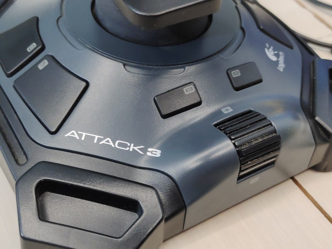 Logitech Attack 3 Joystick USB, Video Gaming, Video Game Consoles ...