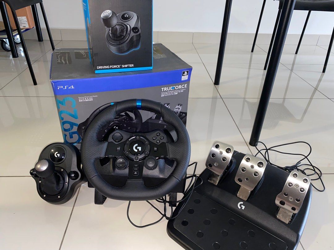 Logitech G923 full set FOR SELL, Video Gaming, Video Game Consoles ...