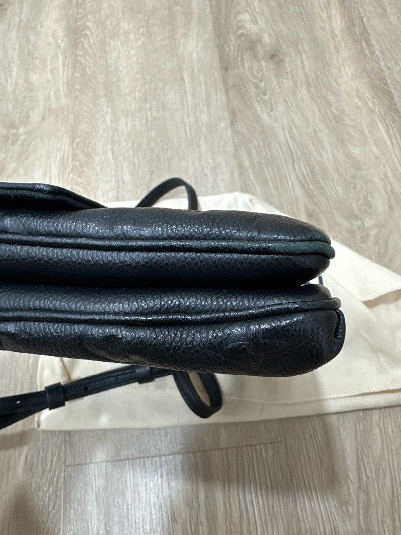 Red Louis Vuitton Monogram Empreinte Twice Bag – Designer Revival