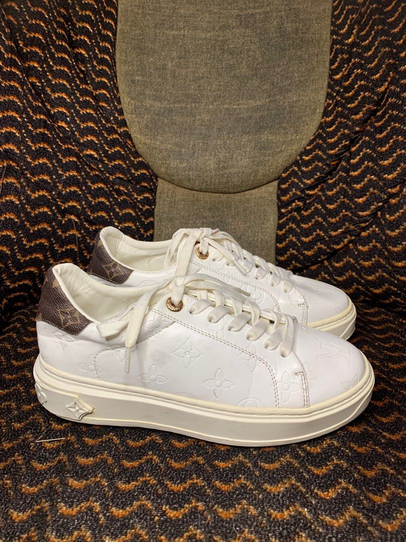 Louis Vuitton, Shoes, Louis Vuitton Time Out Sneakers White And Navy