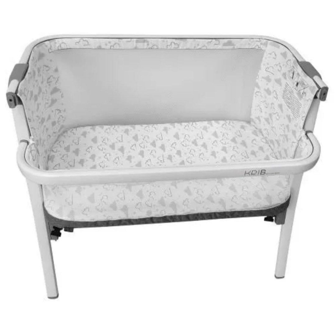 Lucky Baby Krib Bedside Crib White Cloud, Babies & Kids, Baby Nursery