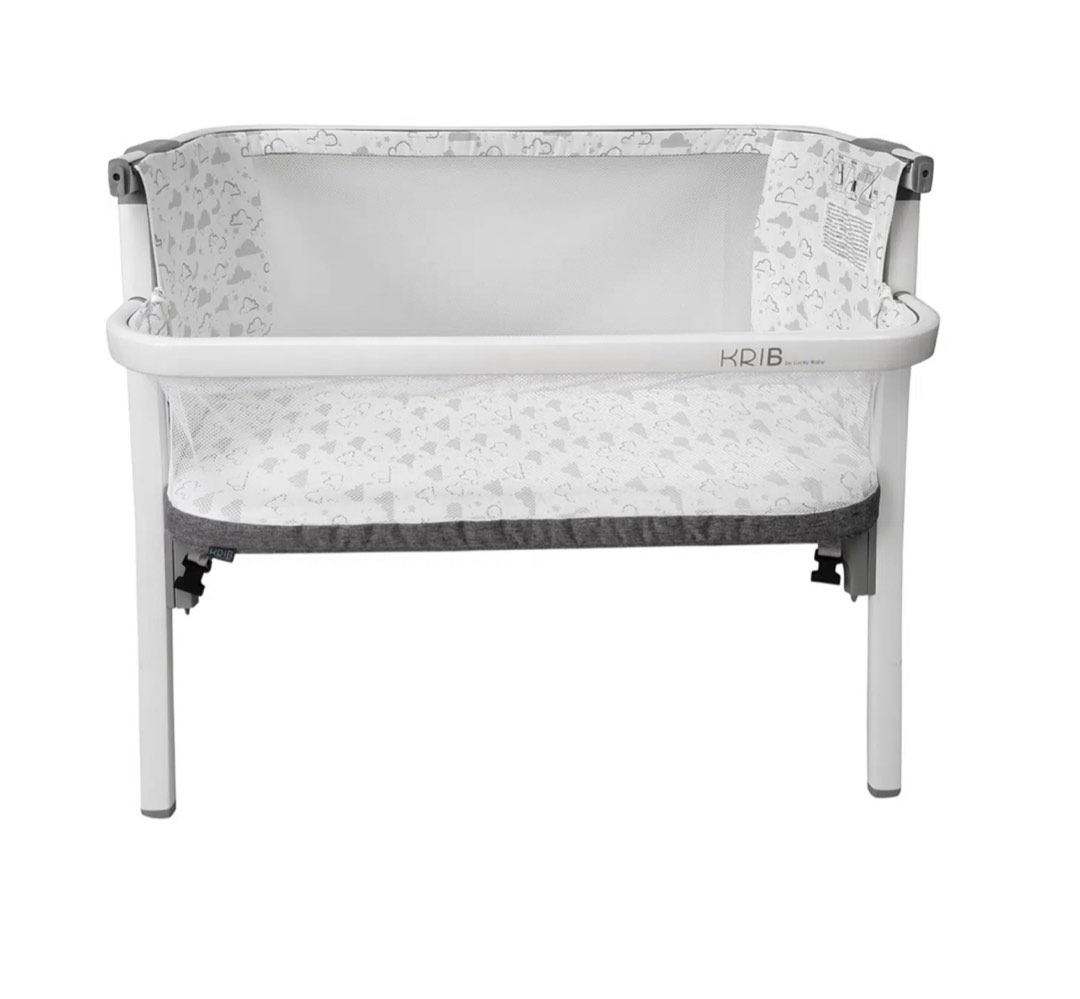 Lucky Baby Krib Bedside Crib White Cloud, Babies & Kids, Baby Nursery
