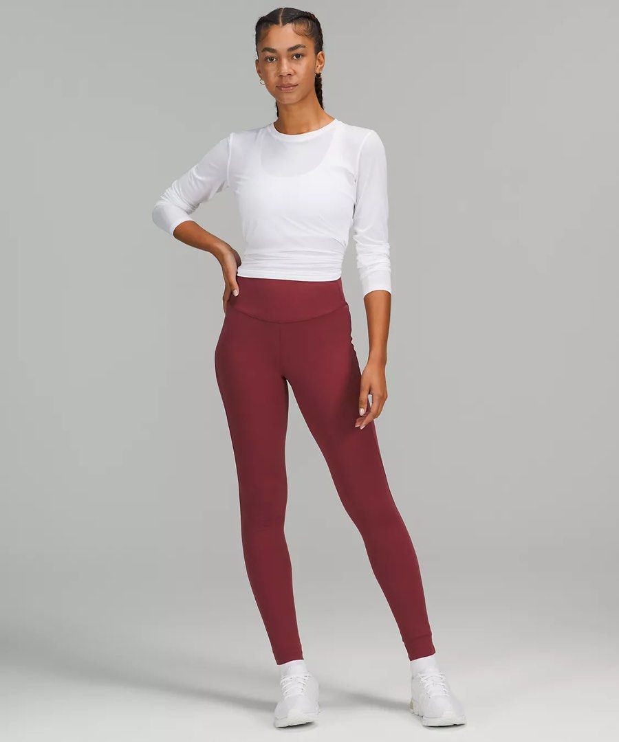 Brand new lululemon Base Pace High-Rise Crop 23 *Brushed Nulux size 6