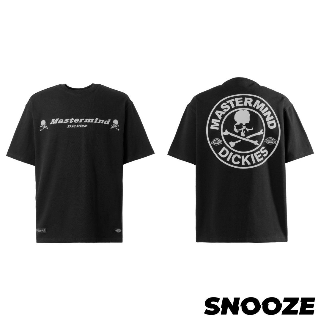 14時までの注文で即日配送 Dickies mastermind JAPAN LS TEE 黒白 L