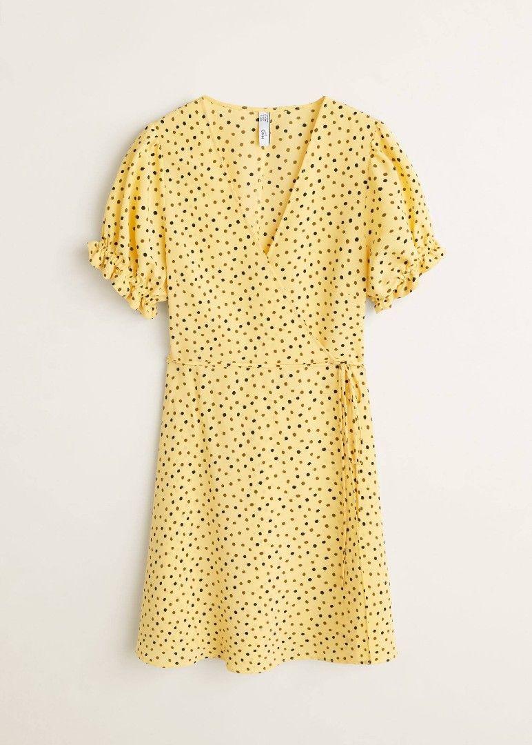 Mango yellow polka outlet dot dress