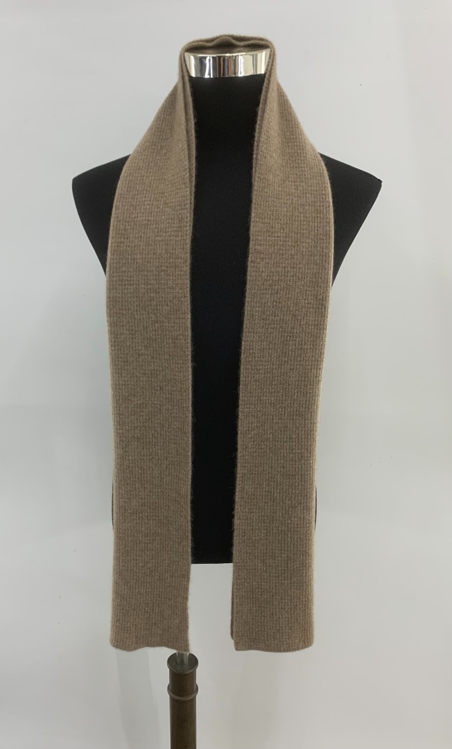 Louis Vuitton Dark Grey Stripe Cashmere Wool Shawl Scarf - LAR Vintage