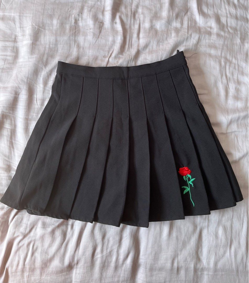 Maroon cheap tennis skirt