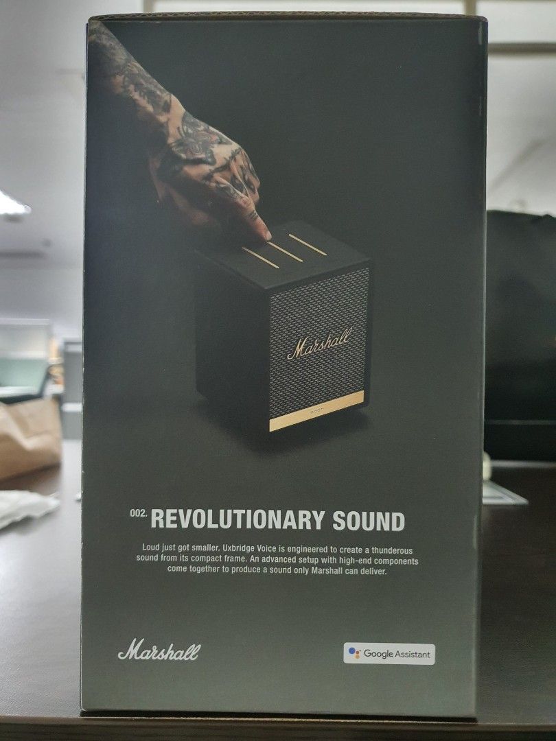 MARSHALL UXBRIDGE BLUETOOTH SPEAKER, Audio, Soundbars, Speakers