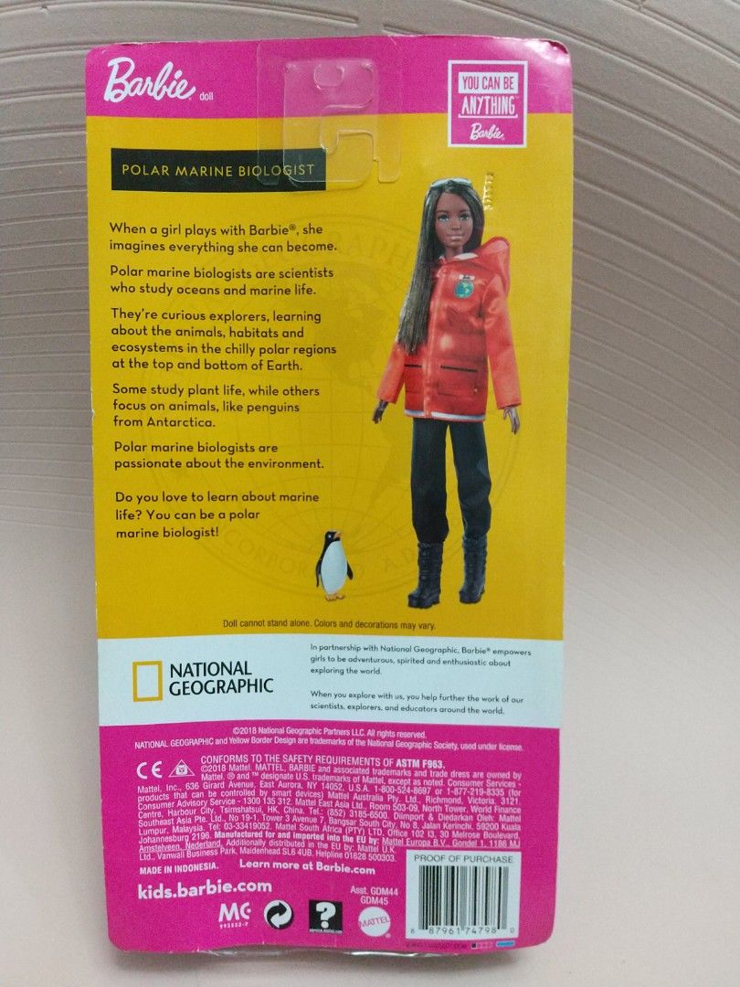 Mattel Barbie National Geographic Polar Marine Biologist, 興趣及遊戲, 玩具