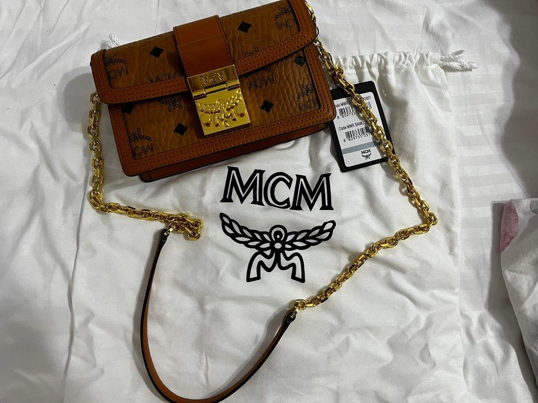 MCM Tracy Crossbody in Visetos Luxury Bags Wallets on Carousell