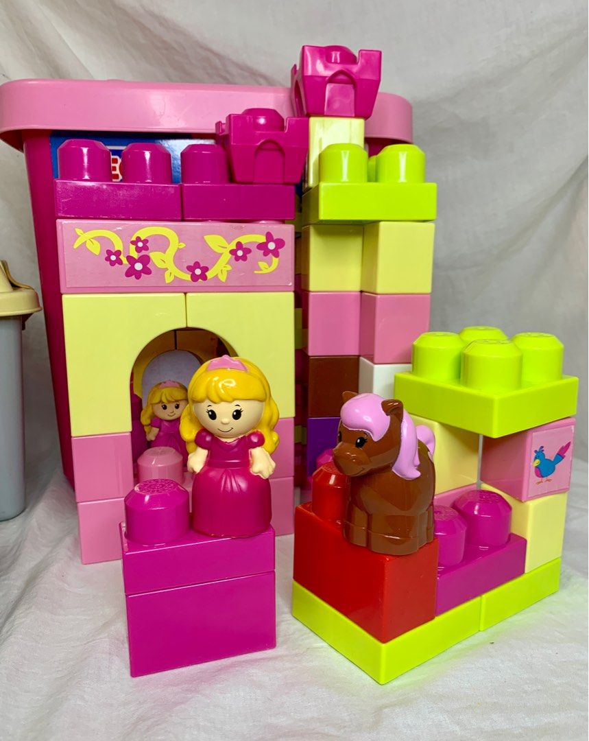 Mega bloks built and learn table, princess castle set, Hobbies & Toys ...