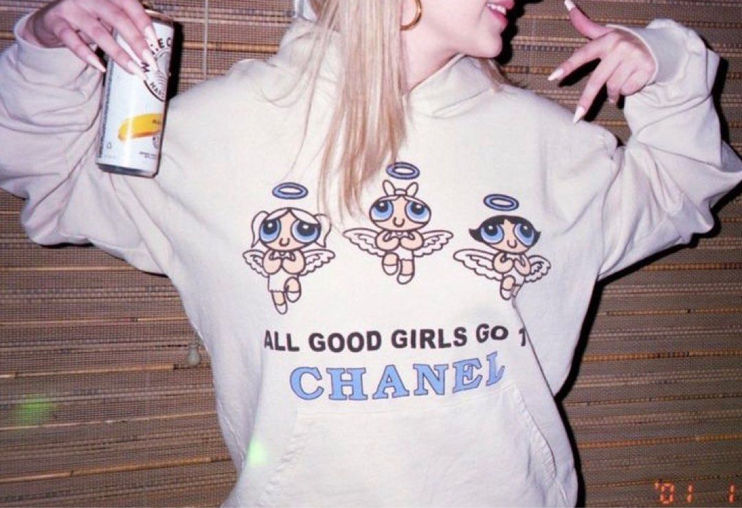 CHANEL, Tops, Mega Yacht All Good Girls Go To Chanel Hoodiesizexxl
