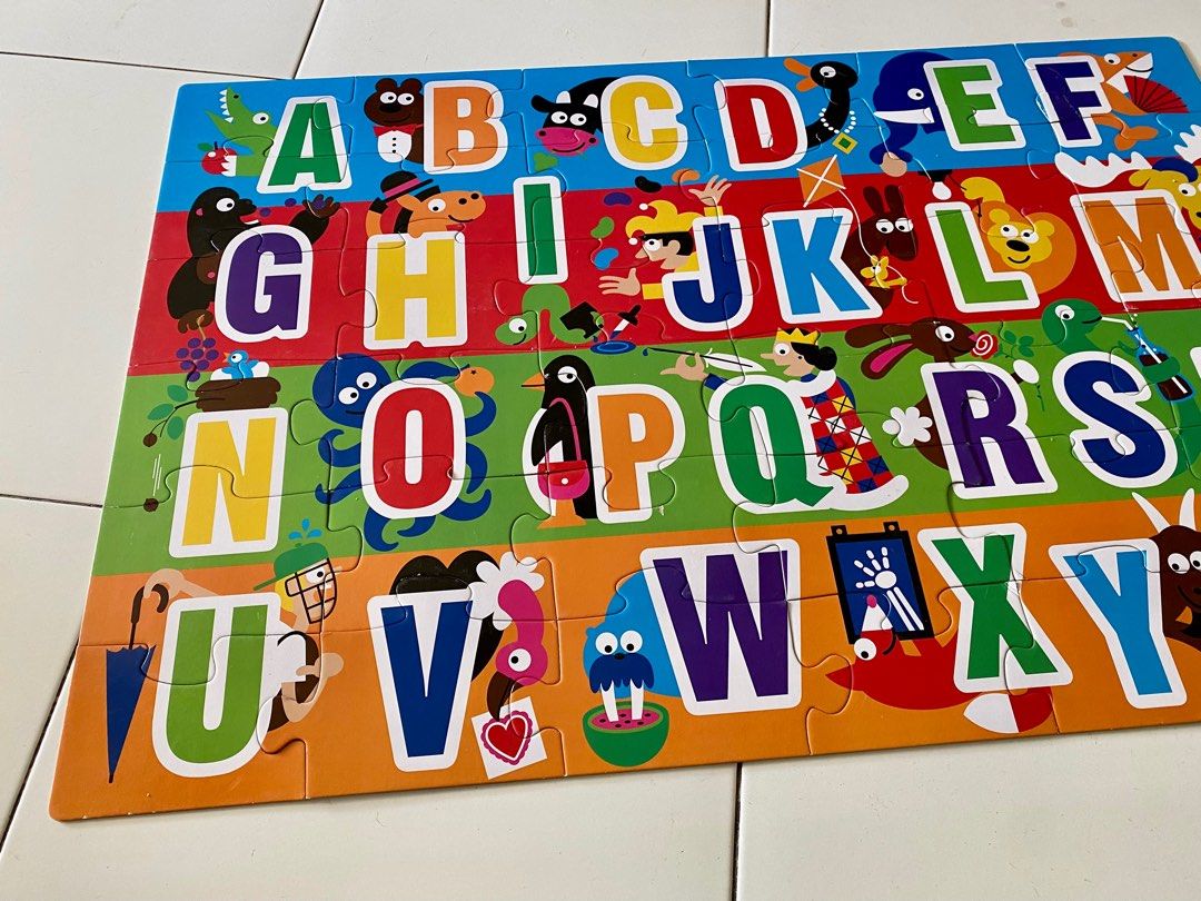 Melissa and doug abc floor puzzle clearance