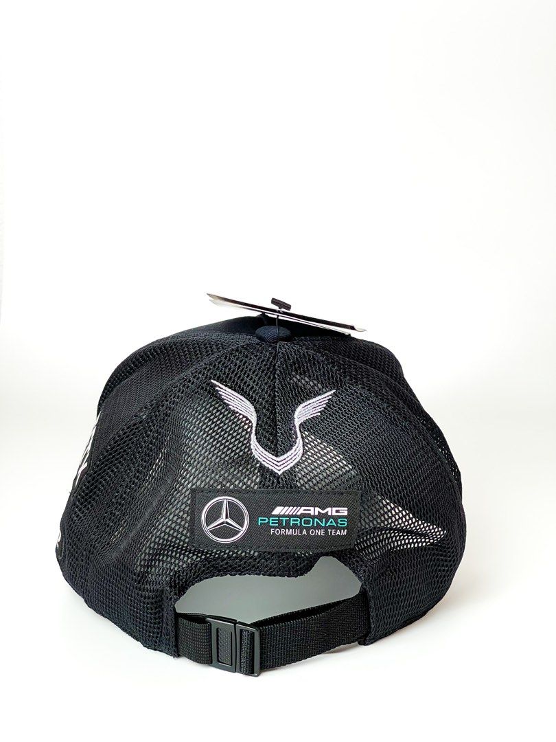 Mercedes AMG Petronas Formule 1 X Lewis Hamilton Coureur Heren Trucker Cap 701227945 003