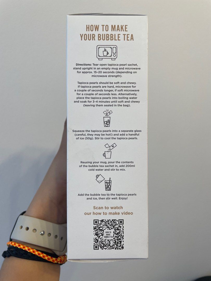 Milky Bubble Tea DIY Kit, Food & Drinks, Other Food & Drinks on Carousell